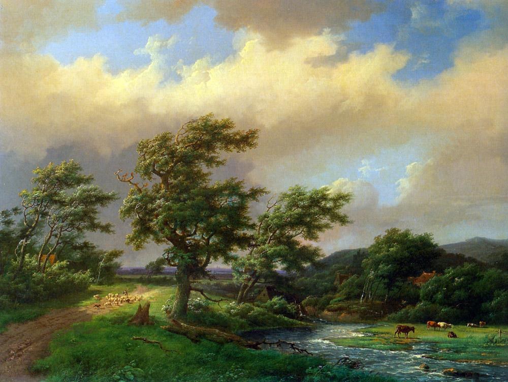Marianus Adrianus Koekkoek The Approaching Storm